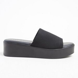 Torrid Black Stretch Platform Slide NWT Size 11W